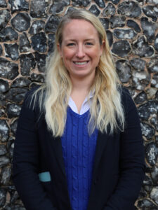 A photograph of Beccy Bownas, the Head of Middle School at Hurst College.