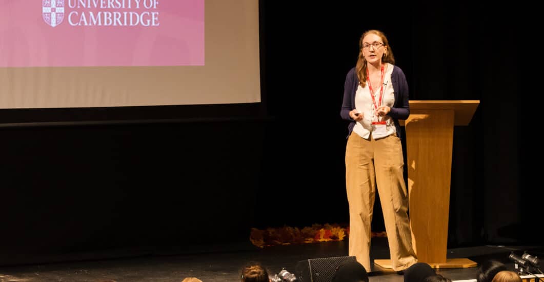 An Introduction to Oxbridge and Making A Level Choices presentation in the New Bury Theatre at Hurstpierpoint College
